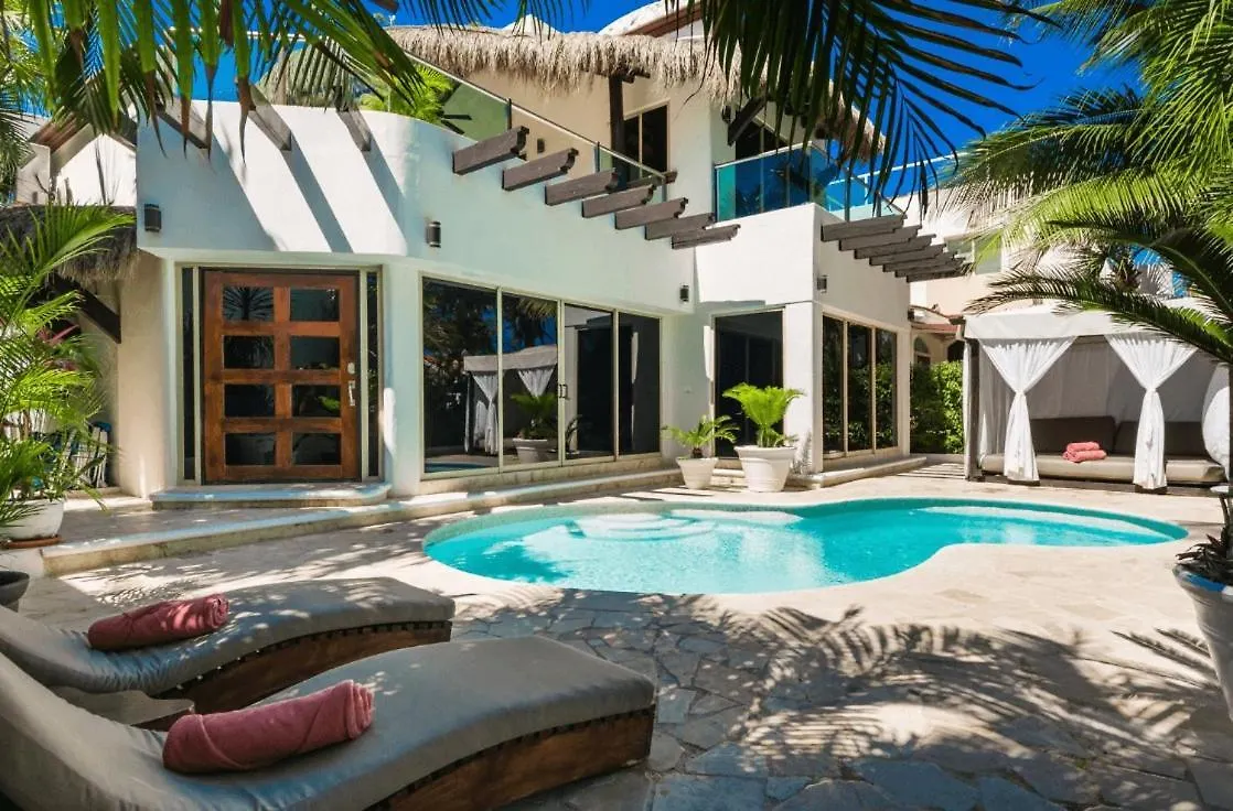 Luxury House In Playacar Steps To The Beach 普拉亚卡门 0*,